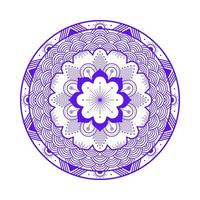 Mandala flowers with colored, geometric ethnic decorations. photo
