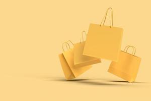 Shopping Bag Floating photo