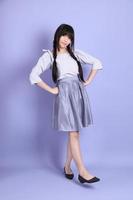 Purple Preppy Girl photo