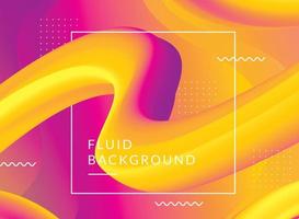 3d Fluid shape illustration. Liquid color shapes, Trendy abstract background, Futuristic design background. Creative design 3d flow shape. Liquid wave backgrounds. Vector illustration