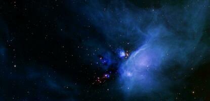 Colorful space background. Elements of this image furnished by NASA. photo