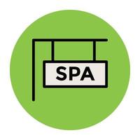 Spa Banner Concepts vector