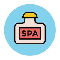 conceptos de ungüentos de spa vector