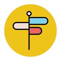 Trendy Signpost Concepts vector