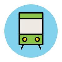 Trendy Train Concepts vector