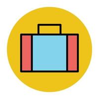 Trendy Suitcase Concepts vector