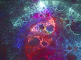 Abstract fractal art background. Computer generated fractal illustration art in multicolors photo