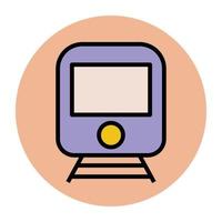 Trendy Tram Concepts vector