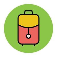 Trendy Luggage Concepts vector