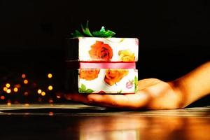 Gift box image for wife mother friend photo