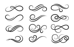 Swirl Decoratve Elements vector