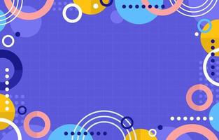 Colorful Abstract Circle Background vector