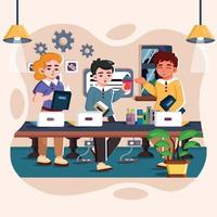 Diverse Company Office Concept vector