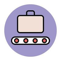 Luggage Scanner Concepts vector