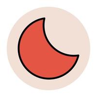 Trendy Moon Concepts vector