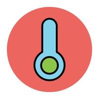 Trendy Thermometer Concepts vector