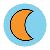 Trendy Moon Concepts vector