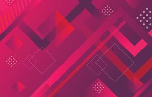 Rectangle and square geometric gradient color background vector