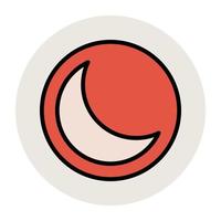 Trendy Moon Concepts vector