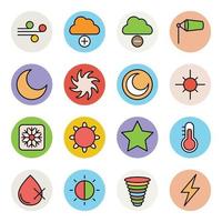 Trendy Moon Concepts vector