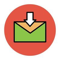 Received Mail Concepts vector