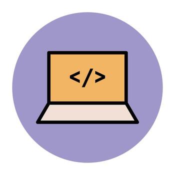 Html Coding Concepts vector