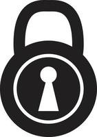 lock icon on white background. lock sign. vector