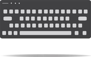 Keyboard icon. Keyboard symbol. vector