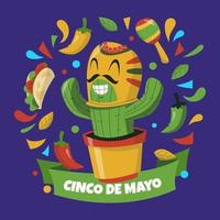 concepto cinco de mayo vector