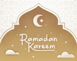 Ramadan Kareem background vector