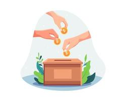 Vector Donate Concept Vector & Photo (Free Trial)