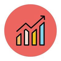 Bar Graph Concepts vector