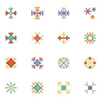 Snow Crystal  Concepts vector