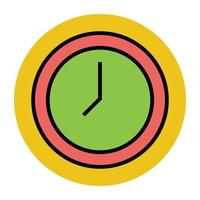 conceptos de reloj de moda vector