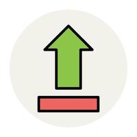 Trendy Upload Concepts vector