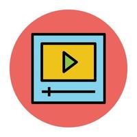 Video Player Concepts vector