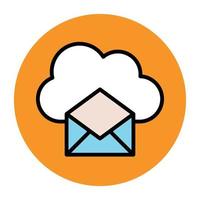 Cloud Mail Concepts vector