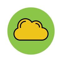 Trendy Cloud Concepts vector