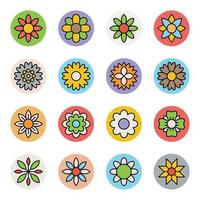 Japanese Flower Concepts vector