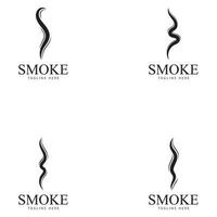 ilustración del logotipo del icono de vapor de humo aislado sobre fondo blanco iconos de vaporización de aroma. huele a icono de línea vectorial olor a olor caliente o símbolos de vapor de cocina que huele o vapor