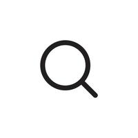 Search, Magnifying Glass Icon Vector Illustration