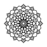 Hand drawn mandala. decoration in ethnic oriental  doodle ornament. vector