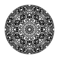 Vector round abstract circle. Mandala style.