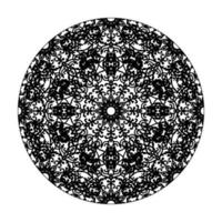 Vector round abstract circle. Mandala style.