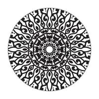 colecciones patrón circular en forma de mandala para henna, mehndi, tatuajes, decoraciones. decoración decorativa en estilo étnico oriental. página de libro para colorear. vector