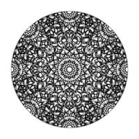 Vector round abstract circle. Mandala style.