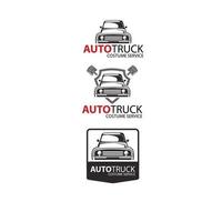 auto truck illustration vector