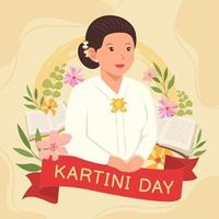 Happy Kartini Day vector