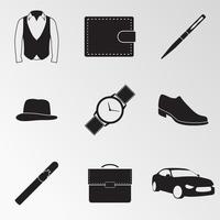 Vector illustration on the theme Men's Accessories