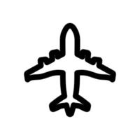 simple vector icon airplane